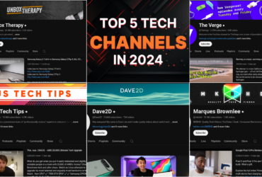 top 5 tech youtubers to follow in 2024